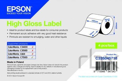 Epson TM-C7500 High Gloss Rulo Kağıt S045718