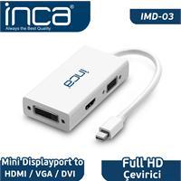 Inca IMD-03 Mini Displayport To Hdmı-Vga-Dvı Çevirici