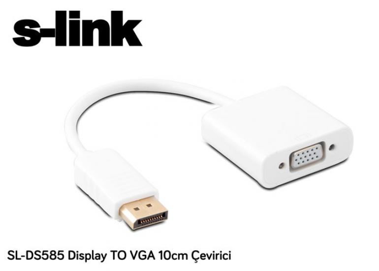 S-link SL-DS585 Display Erkek To Vga Dişi Çevirici