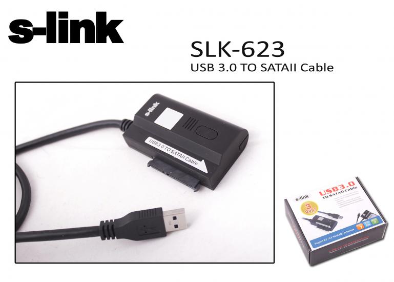 S-link SLX-623 Usb To Sata 3.0 Lüks Data Kablosu