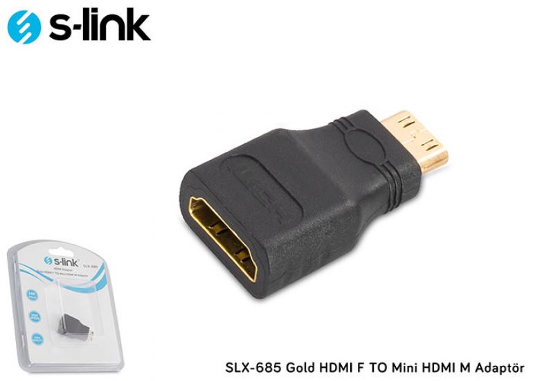 S-link SLX-685 Gold Hdmı F To Mini Hdmı m Adaptör