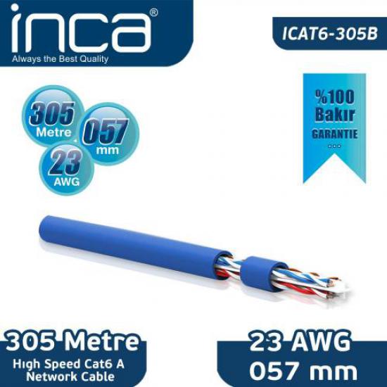 INCA CAT6 23 AWG 57MM yüzde 99,5 BAKIR KABLO 305MT