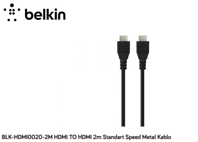 Belkin BLK-HDMI0020-2MT Hdmı To Hdmı 2m Standart Speed Metal Kablo