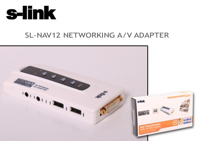 S-link SL-NAV12 Networking a-v Adaptör