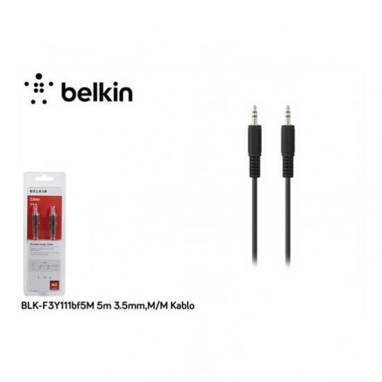 Belkin BLK-F3Y111BF5M 5mt 3.5mm,M-M Kablo