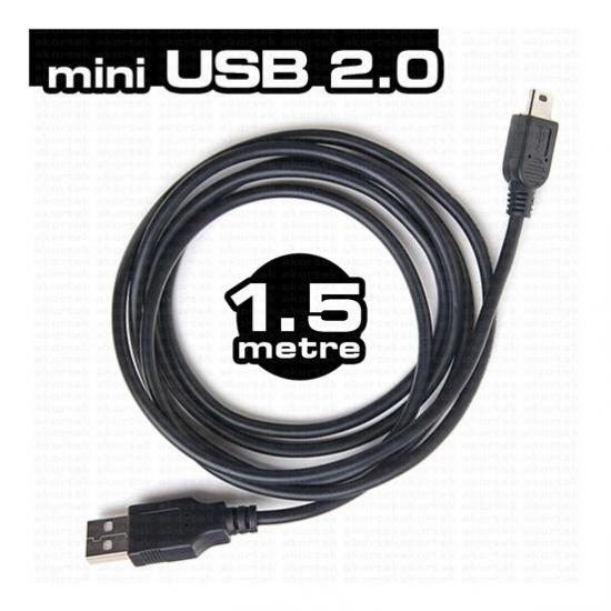 Dark DK-CB-USB2MINIL150Mini USB 2.0 1.5m Şarj ve Data Kablosu