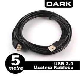 Dark 5mt USB 2.0 Uzatma Kablosu