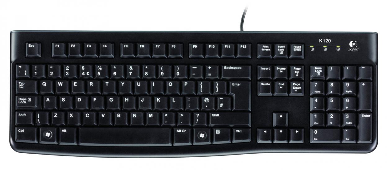 Logitech 920-002505 K120 Q Usb Siyah Kablolu Klavye