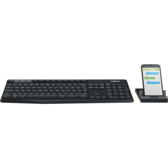 Logitech 920-008178 K375s Multi-Device Kablosuz Klavye ve Stand