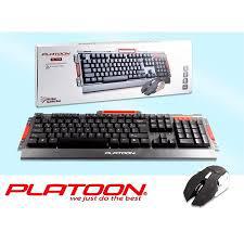 Platoon PL-486 Siyah Sağlam Dayanıklı Kablosuz Klavye Mouse Set