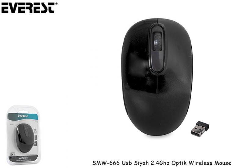 Everest SMW-666 USB 2.4 GHZ Optik Kablosuz Mouse