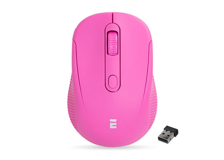 Everest SM-300 Usb Mor 4D Optik Süper Sessiz Alkalin Pil Kablosuz Mouse