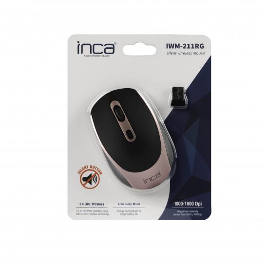 Inca IWM-211RG 1600DPI Silent Rose Wireless Mouse