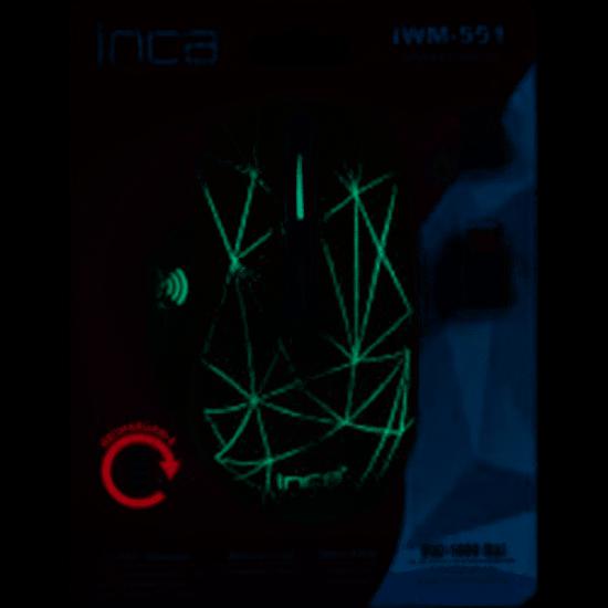 Inca Iwm-551 Kablosuz Usb+type C Şarj Edilebilir 1600dpi Mouse Sessiz