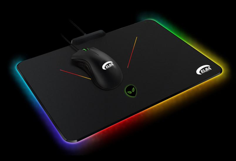 Elba 350 GP4 Game Power Led Mouse Pad (Rgb Işıklı)