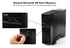 Dark Aura 300W Kart Okuyuculu,MicroATX - Mini ITX Bilgisayar Kasası