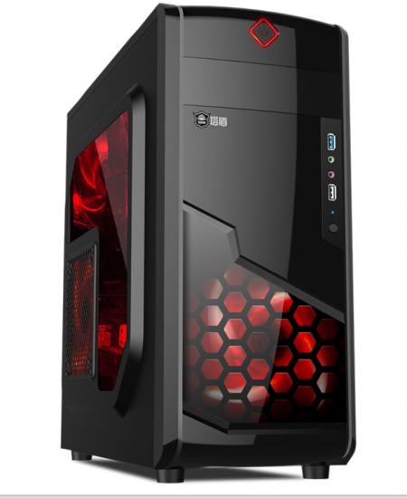 Elba X2Blk Gamer Siyah Kırmızı Led Panel Atx Gaming Oyuncu Kasası