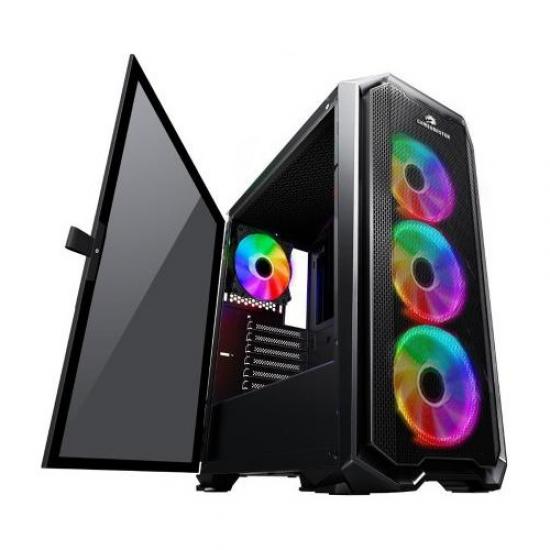 GameBooster GB-G2112B ARGB Halo fan Mesh Panel RGB Strip Kasa (PSU Yok) JBST-GBG2112B Gaming Kasa