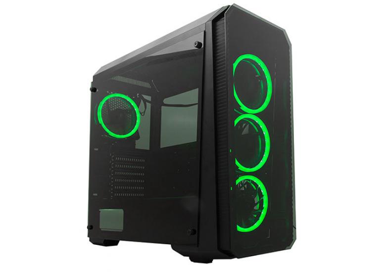 Rampage Falcon-X Siyah Usb3.0 4-Rgb Fan Temperli Bilgisayar Kasası