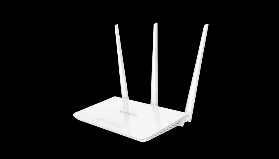 Tenda F3 300 Mbps 4 Port Router 3 Anten