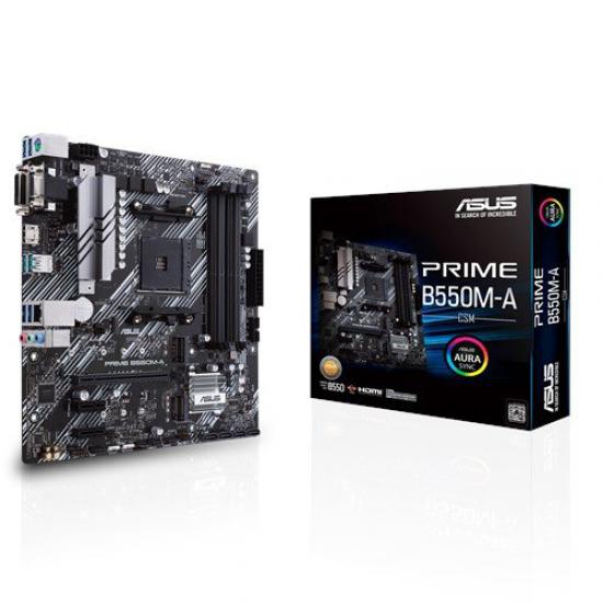 Asus Prime B550M-A-CSM AMD AM4 128GB DDR4 4600Mhz M2 Dvi-Vga-Hdmi mATX Anakart