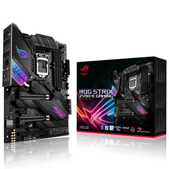 Asus Rog Strıx Z490-E Gamıng 4600Mhz(Oc) Ddr4 Soket 1200 M.2 Wi-Fi Hdmı Dp Atx Anakart