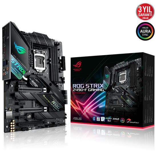 Asus Rog Strix Z490-F Gaming 10.Nesil Intel 4600 MHz DDR4 1200 Pin ATX Anakart