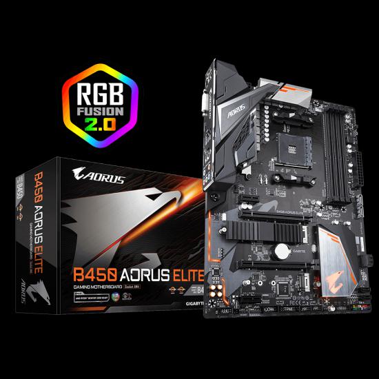 Gigabyte B450 Aorus Elite AMD B450 DDR4 M2 Dvi-Hdmi mATX Anakart