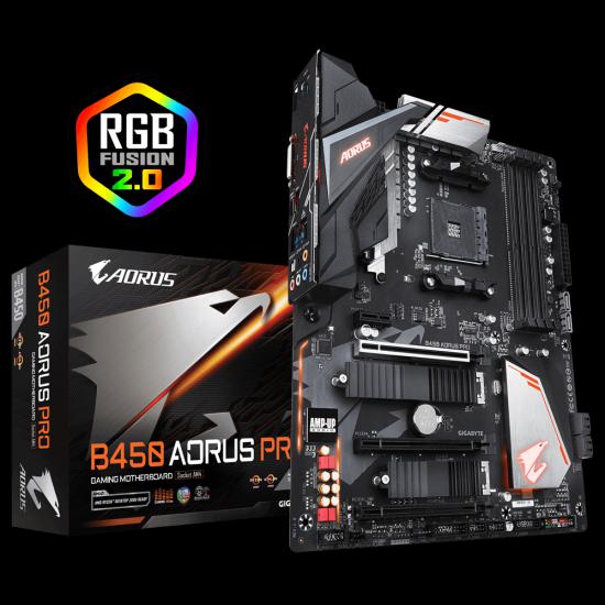 Gigabyte B450 Aorus Pro AMD B450 DDR4 M2 Dvi-Hdmi mATX Anakart