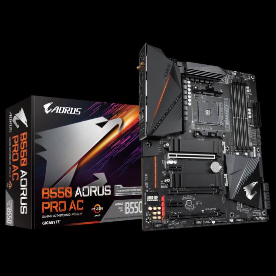 Gigabyte B550 Aorus Pro Ac AMD B550 DDR4 M2 Hdmi mATX Anakart