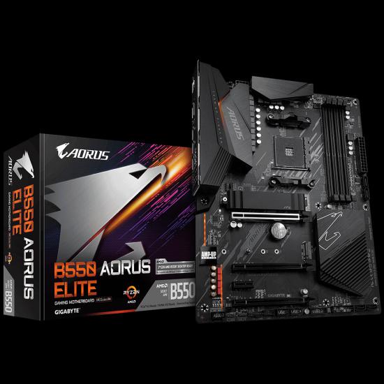 Gigabyte B550 Aorus Elite AMD B550 DDR4 M2 Dp-Hdmi mATX Anakart