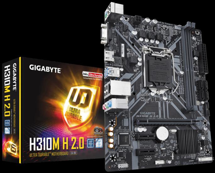 Gigabyte H310M H 2.0 Intel 8-9.Nesil DDR4 Vga-Hdmi mATX Anakart