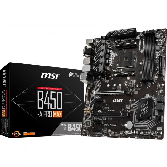 Msi B450-A Pro Max AMD B450 3466MHz DDR4 Soket AM4 ATX Anakart