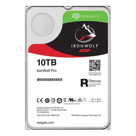 Seagate 10TB Ironwolf Pro 3.5 7200Rpm 256MB Sata 3 ST10000NE0008