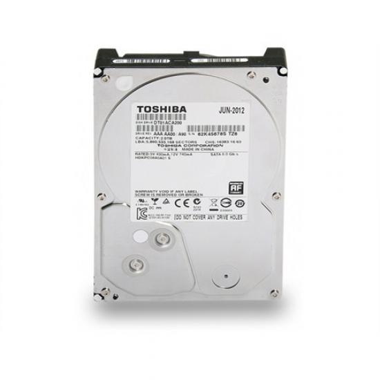 Toshiba 2TB 3.5’’ DT01ACA200 SATA 3.0 7200 RPM Hard Disk