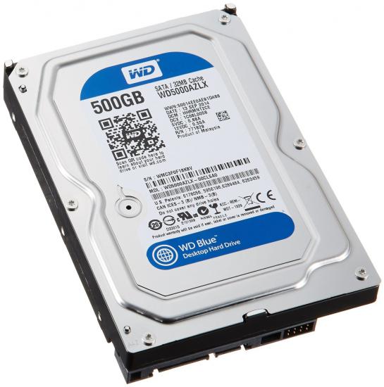 Wd 500Gb Blue 3,5’’ 32Mb 7200Rpm Wd5000Azlx Harddisk