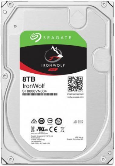 Seagate 8Tb Ironwolf 3,5’’ 7200Rpm 256Mb Rv Sensör, Sata 3, 7-24 ST8000VN004 Nas Diski