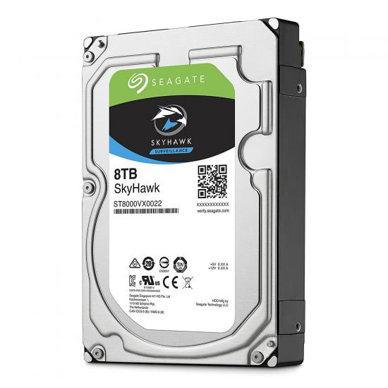 Seagate 8Tb Skyhawk 3.5’ 7200Rpm 256Mb St8000Vx002 Harddisk Güvenlik Diski