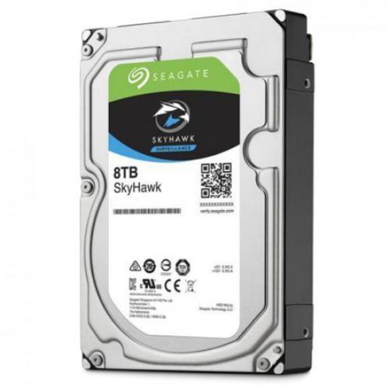 Seagate 8TB 3.5’’ Skyhawk ST8000VX004 SATA 3.0 7200 RPM Hard Disk 7-24 Güvenlik Diski