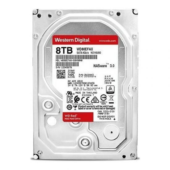 Wd 8Tb Red 5400 Rpm 256Mb Wd80Efax 3,5’’ Hdd Harddisk