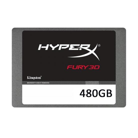 Kingston 480GB HyperX Fury 3D KC-S44480-6F 2.5’’ SATA 3.0 SSD