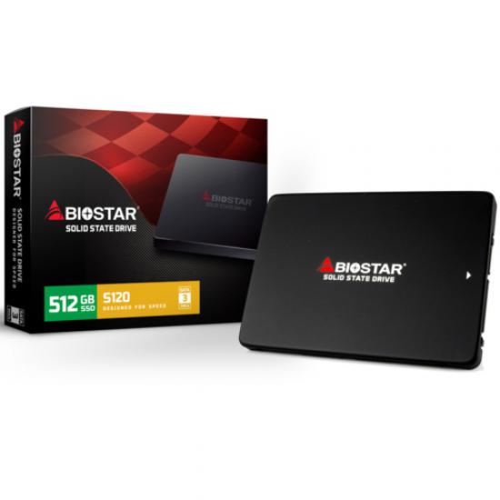 Biostar 512GB S120 Sata 3 SSD Disk SA902S2E35 Harddisk