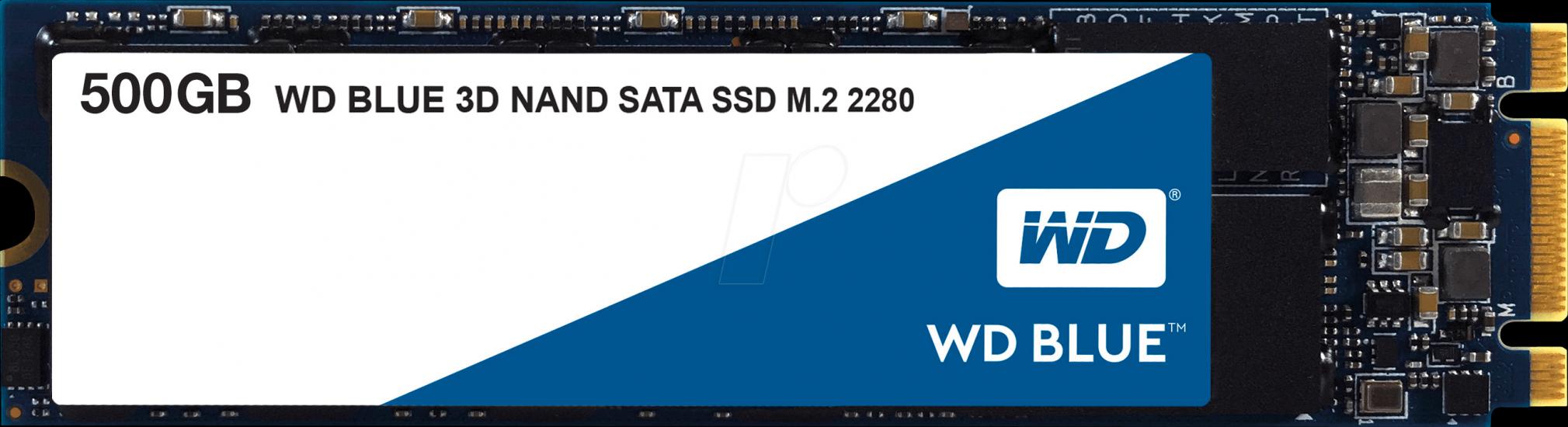 Wd 500Gb Blue M.2 Sata 560 Mbps - 530 Mbps Harddisk - WDS500G2B0B