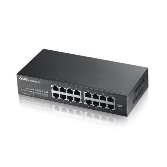 Zyxel GS1100-16 16 Port 10-100-1000 Mbps Switch