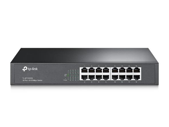 Tp-Link TL-SF1016DS 16 Port 10-100 Mbps Switch Metal Kasa