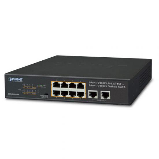 Planet 8-Port 10-100Base-T Complies with IEEE 802.