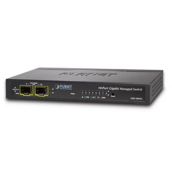 Planet 8-Port 10-100-1000Base-T IEEE 802.3at-afPoE