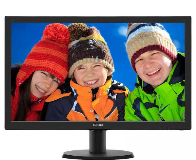 Philips 23.6’’ 243V5Lhsb5-01 1Ms Dvi Hdmi Siyah Monitör