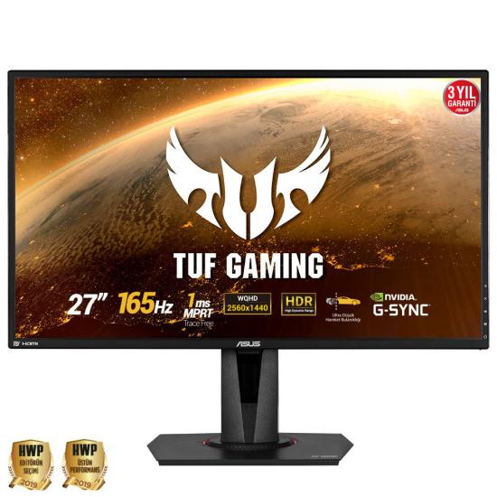 Asus 27’’ VG27AQ TUF Gaming 1ms 165Hz G-Sync 2K WQHD Oyuncu Monitörü