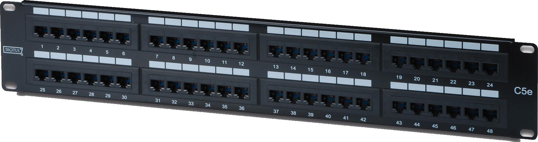 DIGITUS DN-91648U 48 PORT CAT6 UTP PATCH PANEL